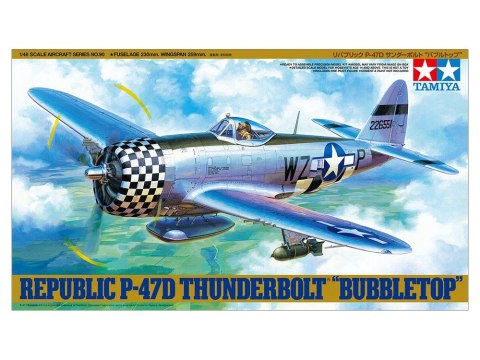 Model plastikowy P-47D Thunderbolt Bubbletop Model plastikowy P-47D Thunderbolt Bubbletop