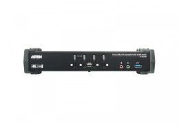 Przełącznik USB 3.0 4K DP MST KVM 4-portowy CS1924M