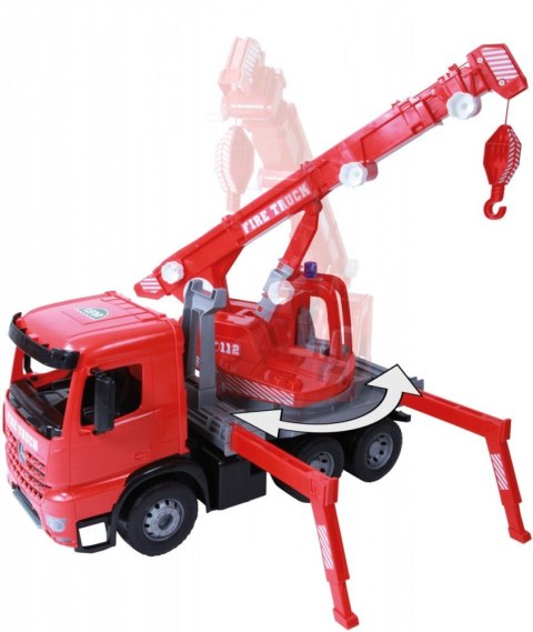 Dźwig Straż Pożarna 70 cm luzem w kartonie Dźwig Straż Pożarna 70 cm luzem w kartonie