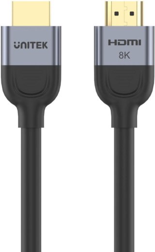 Kabel HDMI Unitek 2.1 8K 60Hz, czarny, 1,5m