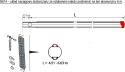 Szlaban FAAC B614 - zestaw z ramieniem "S" 6000mm