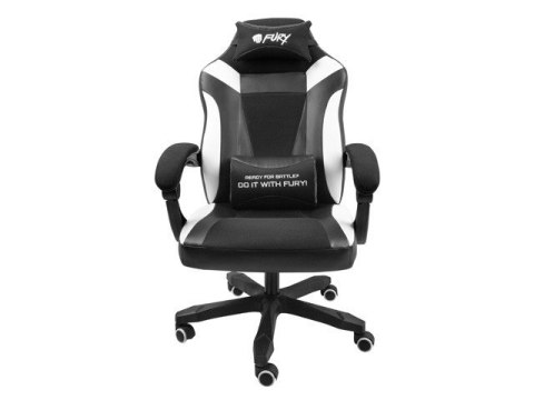 Fotel dla graczy Avenger M+ Czarno-biały Fotel dla graczy Avenger M+ Czarno-biały