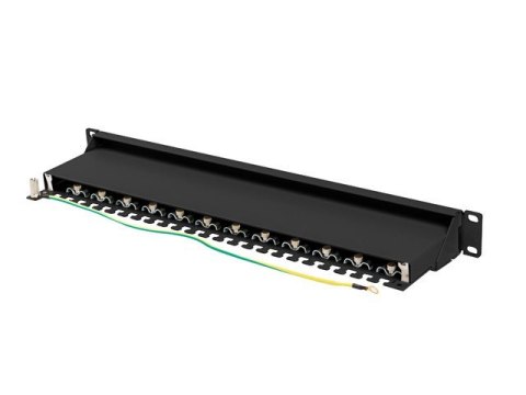 Patchpanel 24 port 1U KAT7 EK. PPS7-1024-B Czarny Patchpanel 24 port 1U KAT7 EK. PPS7-1024-B Czarny