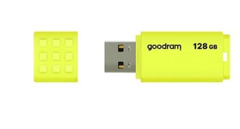 Pendrive UME2 128GB USB 2.0 żółty Pendrive UME2 128GB USB 2.0 żółty