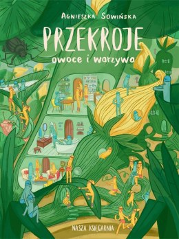 Książeczka Przekroje Owoce i Warzywa