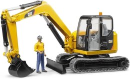 Minikoparka CAT z figurka robotnika