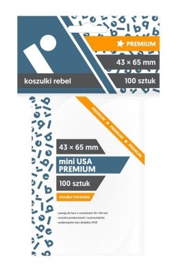Koszulki 43x65 mm Mini USA Premium 100 sztuk