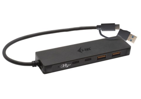 Hub USB-A/USB-C Metal 2x USB 3.0 + 2x USB-C (10 Gbps) Hub USB-A/USB-C Metal 2x USB 3.0 + 2x USB-C (10 Gbps)