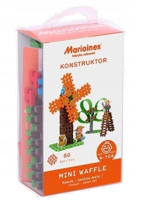 Klocki konstrukcyjne Mini Waffle - Rolnik Zestaw mały blister Klocki konstrukcyjne Mini Waffle - Rolnik Zestaw mały blister