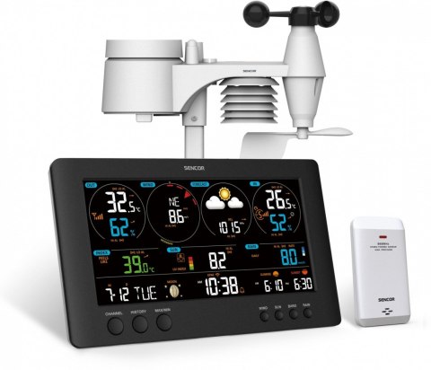 Profesjonalna stacja METEO WiFi SWS 12500 wys. LCD 21,4cm Kolor Profesjonalna stacja METEO WiFi SWS 12500 wys. LCD 21,4cm Kolor
