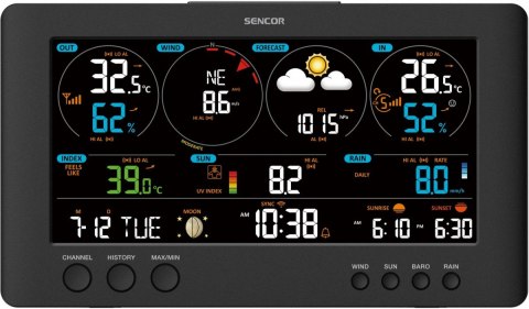 Profesjonalna stacja METEO WiFi SWS 12500 wys. LCD 21,4cm Kolor Profesjonalna stacja METEO WiFi SWS 12500 wys. LCD 21,4cm Kolor
