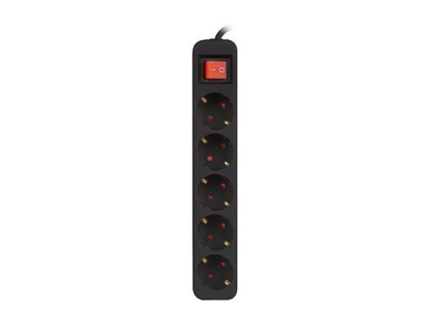 Listwa przedłużacz 3m 5x230 c PS1-05F-0300-BK Listwa przedłużacz 3m 5x230 c PS1-05F-0300-BK