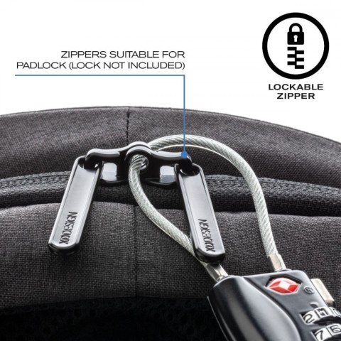 Plecak antykradzieżowy BOBBY HERO REGULAR GREY Plecak antykradzieżowy BOBBY HERO REGULAR GREY
