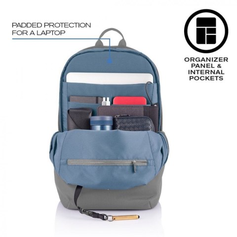 Plecak antykradzieżowy BOBBY SOFT GREY Plecak antykradzieżowy BOBBY SOFT GREY