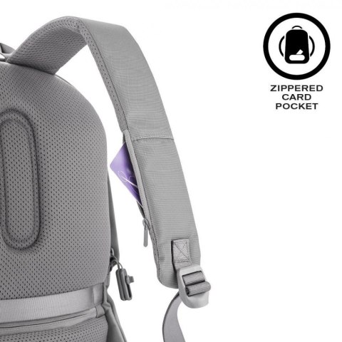 Plecak antykradzieżowy BOBBY SOFT GREY Plecak antykradzieżowy BOBBY SOFT GREY