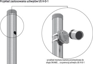 UCHWYT SŁUPOWY ATS US H-D-BOX