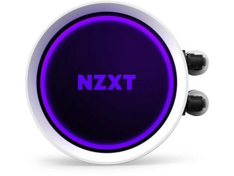 Chłodzenie wodne Kraken X63 white 280mm RGB podświetlane wentylatory i pompa Chłodzenie wodne Kraken X63 white 280mm RGB podświetlane wentylatory i pompa