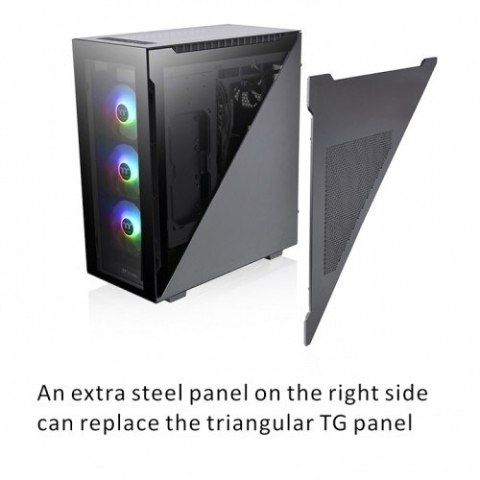 Obudowa - Divider 500 ARGB Tempered Glass - Czarna Obudowa - Divider 500 ARGB Tempered Glass - Czarna