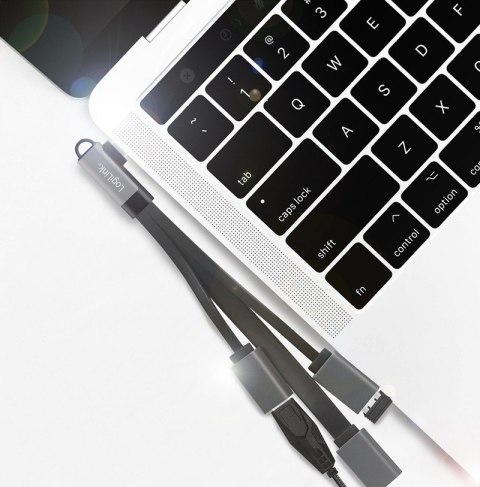 Hub USB 3.2, USB-C/M 90, do 3xUSB-A/F, 0.15m Hub USB 3.2, USB-C/M 90, do 3xUSB-A/F, 0.15m