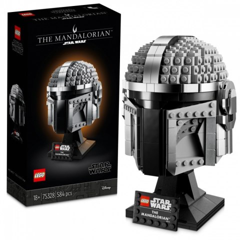Klocki Star Wars 75328 Hełm Mandalorianina Klocki Star Wars 75328 Hełm Mandalorianina