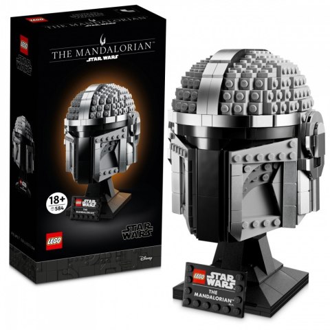 Klocki Star Wars 75328 Hełm Mandalorianina Klocki Star Wars 75328 Hełm Mandalorianina
