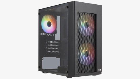Obudowa Hexform TG FRGB USB 3.0 Mini Tower czarna Obudowa Hexform TG FRGB USB 3.0 Mini Tower czarna