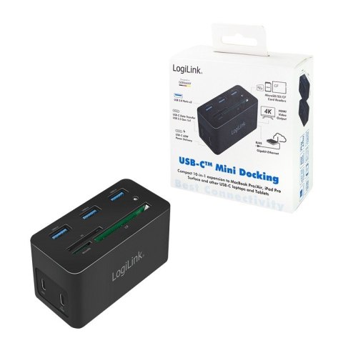 Stacja dokująca USB-C do laptopa, 4K/PD/RJ45 Stacja dokująca USB-C do laptopa, 4K/PD/RJ45
