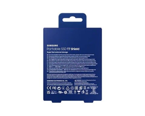 Dysk SSD T7 Shield 2TB USB 3.2, niebieski Dysk SSD T7 Shield 2TB USB 3.2, niebieski