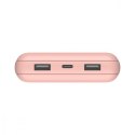 PowerBank 20 000mAh 15W USB-A/USB-C różowe złoto