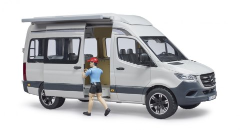 Kamper MB Sprinter biały z figurką i akcesoriami Kamper MB Sprinter biały z figurką i akcesoriami