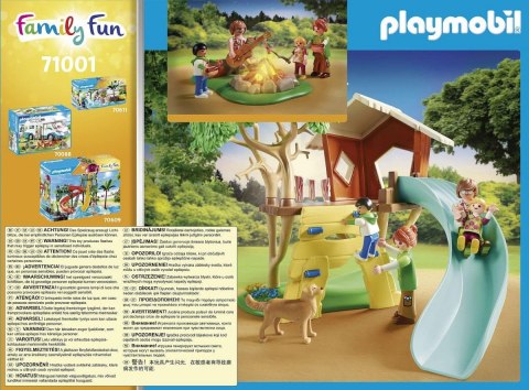 Klocki Zestaw z figurkami Family Fun 71001 Domek na drzewie ze zjeżdżalnią Klocki Zestaw z figurkami Family Fun 71001 Domek na drzewie ze zjeżdżalnią