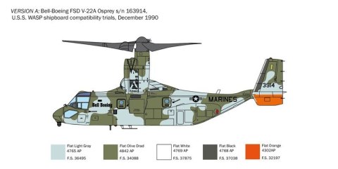 Model plastikowy V-22A Osprey 1/72 Model plastikowy V-22A Osprey 1/72