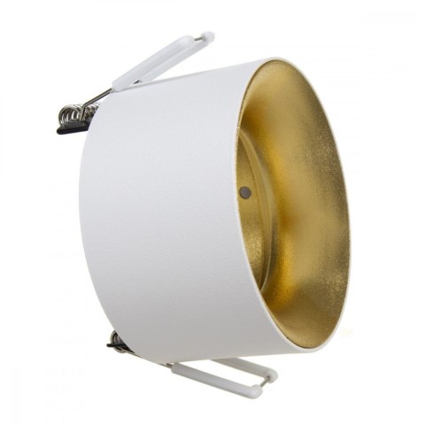 Oprawa podtynkowa tuba GU5.3 MCE457 W/G Biało-złota Oprawa podtynkowa tuba GU5.3 MCE457 W/G Biało-złota