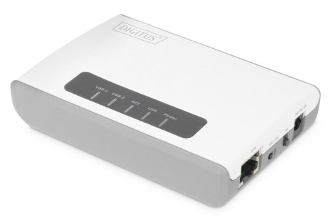 Serwer sieciowy wielofunkcyjny, bezprzewodowy 2-portowy, USB 2.0, 300Mbps Serwer sieciowy wielofunkcyjny, bezprzewodowy 2-portowy, USB 2.0, 300Mbps