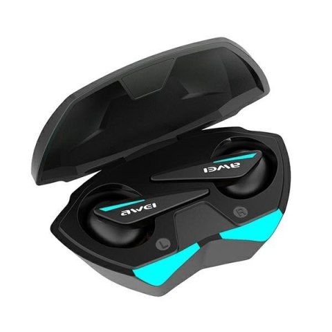Słuchawki Bluetooth 5.0 TWS Gaming T23 Czarne Słuchawki Bluetooth 5.0 TWS Gaming T23 Czarne