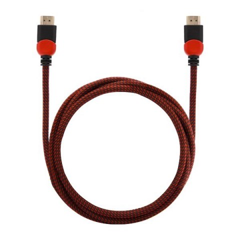 Kabel HDMI 2.0 czerwono-czarny 3 m, GCL-04 Kabel HDMI 2.0 czerwono-czarny 3 m, GCL-04