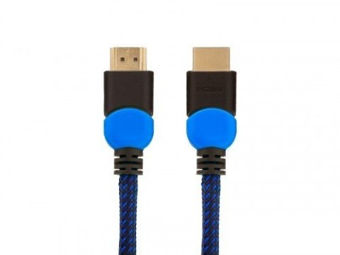 Kabel HDMI 2.0 niebiesko-czarny 3m, GCL-05 Kabel HDMI 2.0 niebiesko-czarny 3m, GCL-05
