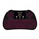 Klawiatura podświetlana mini bezprzewodowa RGB TV Box, Smart TV, konsole, PC, KW-03