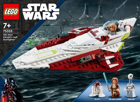 Klocki Zestaw konstrukcyjny Star Wars 75333 Myśliwiec Jedi Obi-Wana Kenobiego Klocki Zestaw konstrukcyjny Star Wars 75333 Myśliwiec Jedi Obi-Wana Kenobiego