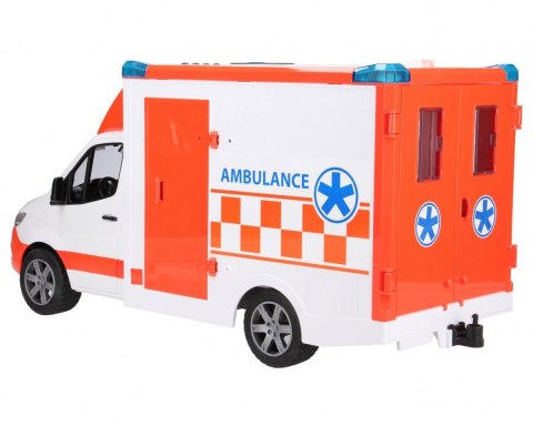 Pojazd Mercedes-Benz Sprinter Ambulans z figurką i modułem Pojazd Mercedes-Benz Sprinter Ambulans z figurką i modułem
