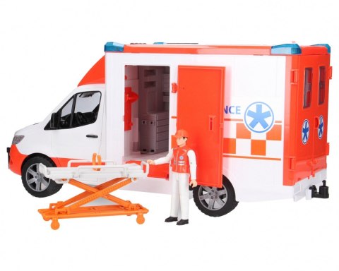 Pojazd Mercedes-Benz Sprinter Ambulans z figurką i modułem Pojazd Mercedes-Benz Sprinter Ambulans z figurką i modułem