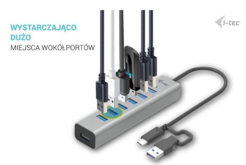 Hub USB-C Charging Metal HUB 7 Port Hub USB-C Charging Metal HUB 7 Port