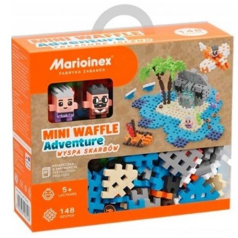Klocki Waffle mini - Wyspa Skarbów 148 elementów Klocki Waffle mini - Wyspa Skarbów 148 elementów