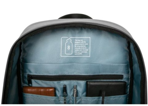 Plecak 16 cali Sagano EcoSmart Commuter czarno-zielony Plecak 16 cali Sagano EcoSmart Commuter czarno-zielony