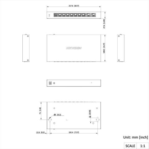 SWITCH POE HIKVISION DS-3E1510P-EI(O-STD) SWITCH POE HIKVISION DS-3E1510P-EI(O-STD)