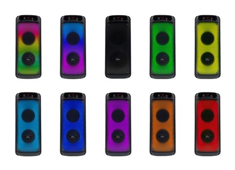 Głośnik FLAMEBOX UP MT3177 Bluetooth 5.0/FM/MP3/MicroSD/USB/RGB/RMS 14W/PMPO 600W Głośnik FLAMEBOX UP MT3177 Bluetooth 5.0/FM/MP3/MicroSD/USB/RGB/RMS 14W/PMPO 600W