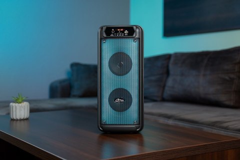 Głośnik FLAMEBOX UP MT3177 Bluetooth 5.0/FM/MP3/MicroSD/USB/RGB/RMS 14W/PMPO 600W Głośnik FLAMEBOX UP MT3177 Bluetooth 5.0/FM/MP3/MicroSD/USB/RGB/RMS 14W/PMPO 600W