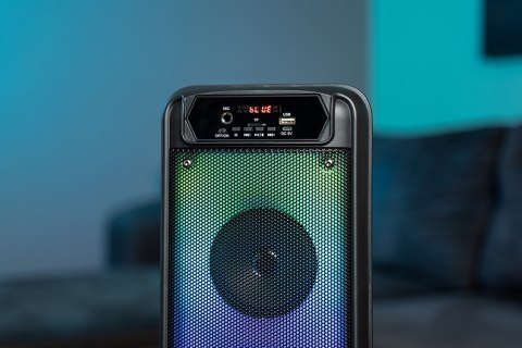 Głośnik FLAMEBOX UP MT3177 Bluetooth 5.0/FM/MP3/MicroSD/USB/RGB/RMS 14W/PMPO 600W Głośnik FLAMEBOX UP MT3177 Bluetooth 5.0/FM/MP3/MicroSD/USB/RGB/RMS 14W/PMPO 600W