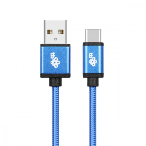Kabel USB-USB C 1.5m niebieski sznurek premium Kabel USB-USB C 1.5m niebieski sznurek premium