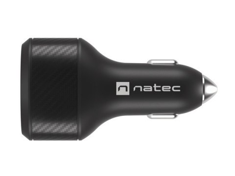 Ładowarka samochodowa Coney 2x USB 1x USB-C QC 3.0 Power Delivery 84W Czarna Ładowarka samochodowa Coney 2x USB 1x USB-C QC 3.0 Power Delivery 84W Czarna